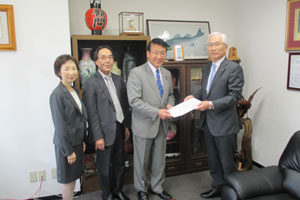 三原衆議院議員へ税制改正要望書提出