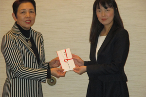 カナエール福岡様に寄附