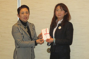 一般社団法人先天性ミオパチーの会様に寄附