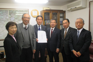 大家参議院議員へ税制改正要望書提出