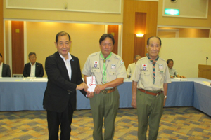 社会貢献活動　ボーイスカウト寄付