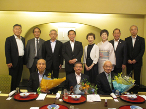 新旧三役歓送迎会