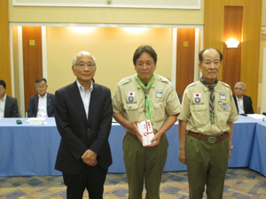 社会貢献活動　ボーイスカウト寄付