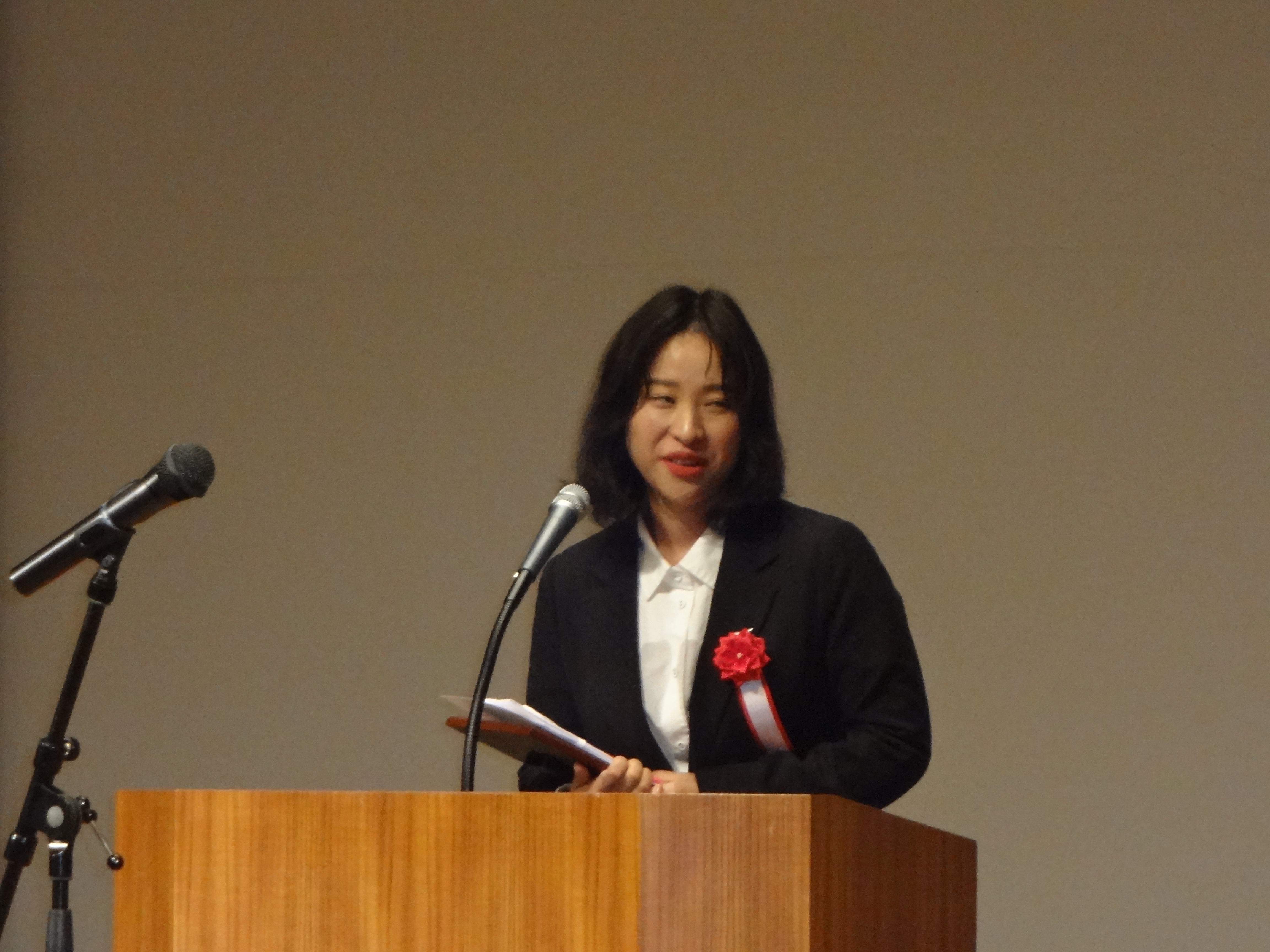 留学生弁論大会（最優秀賞ｵﾑｻﾝｱ）