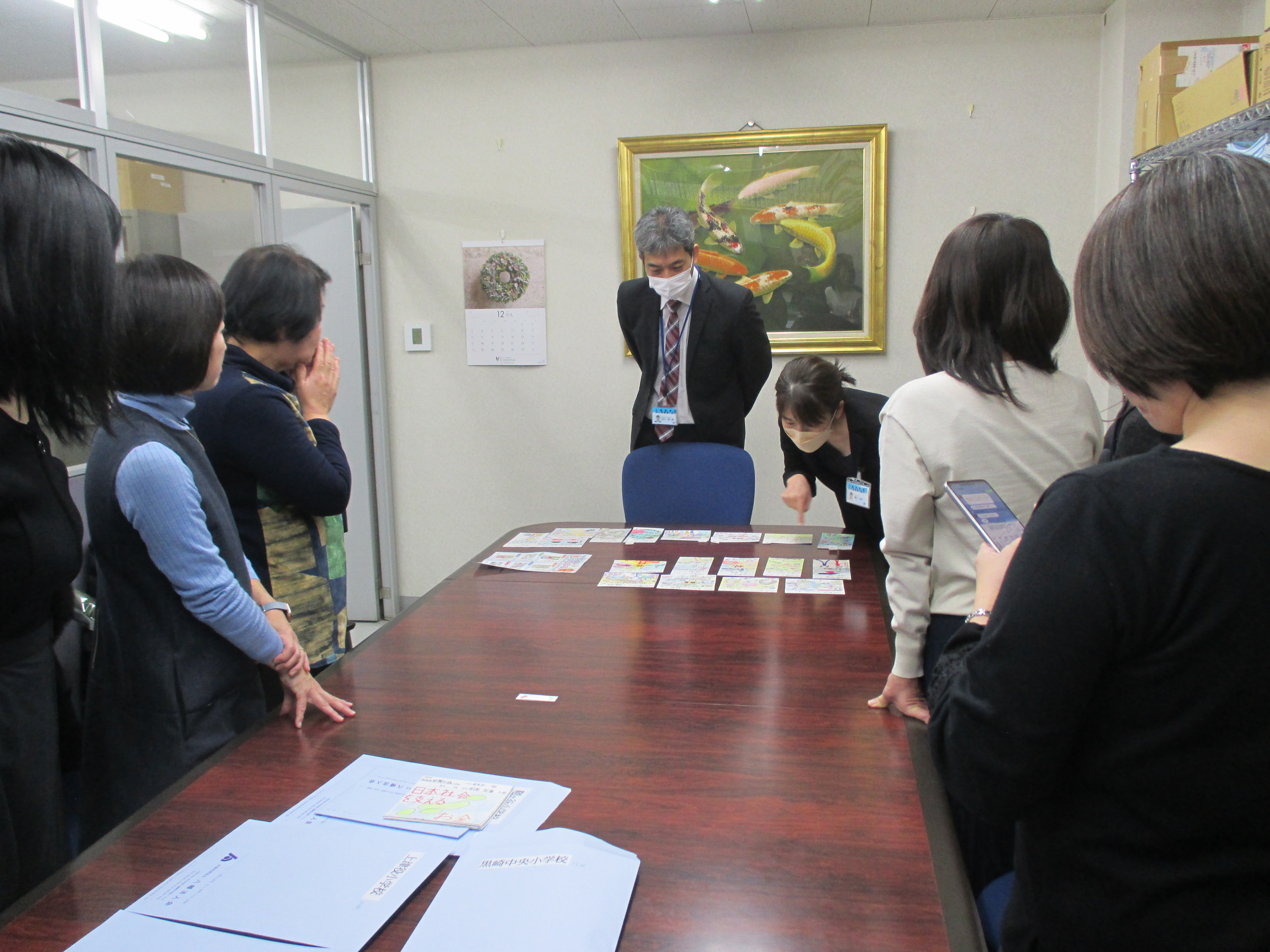 令和５年度税に関する「絵はがきコンクール」作品選定